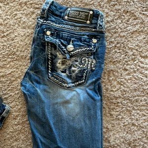 Miss me jeans, boot cut, size 25